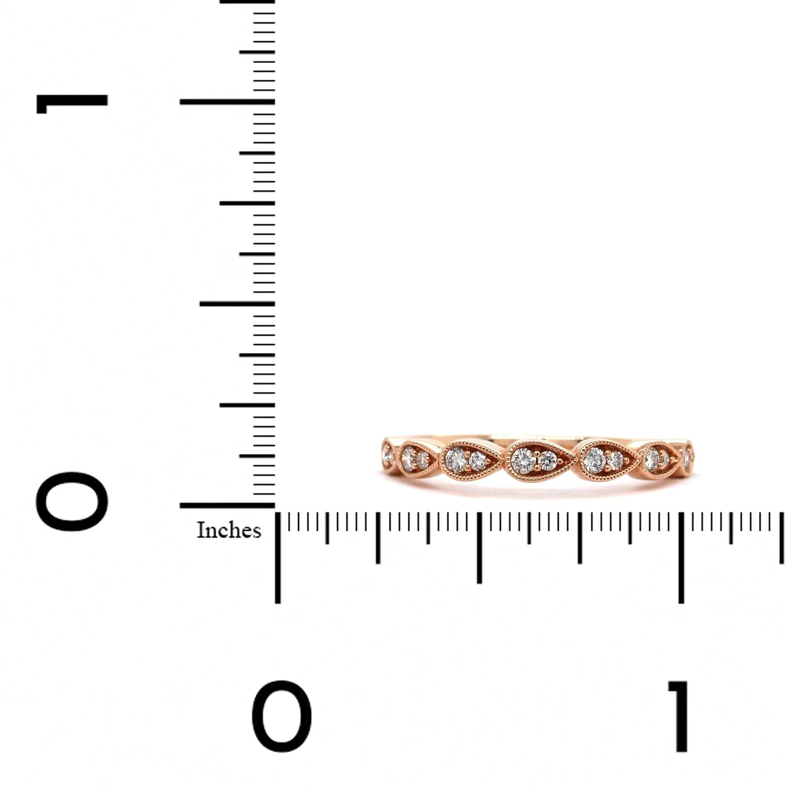 14K Rose Gold Stackable Band