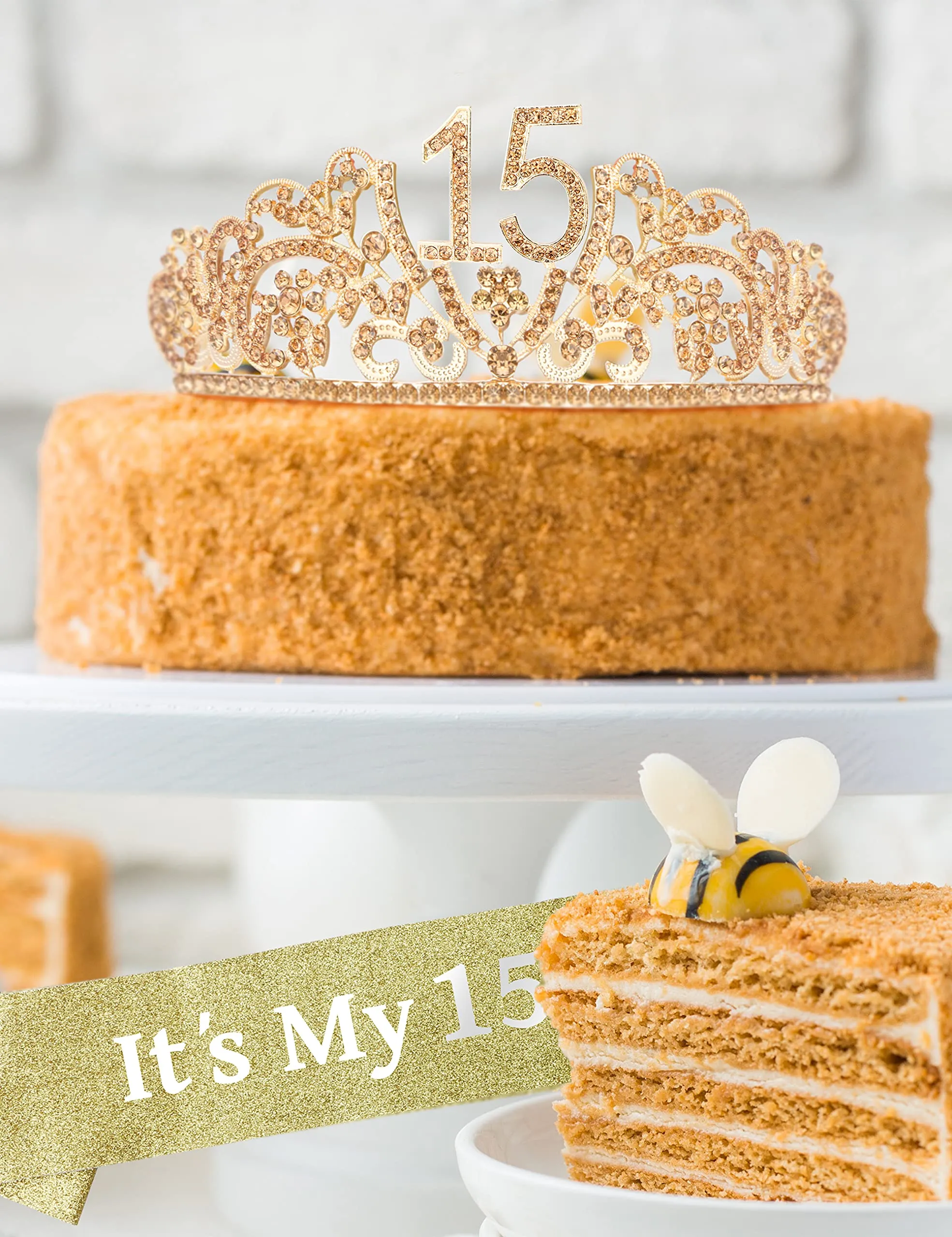 15th Birthday,15th Birthday Decorations for Girls,15th Birthday Tiara,15th Birthday Party