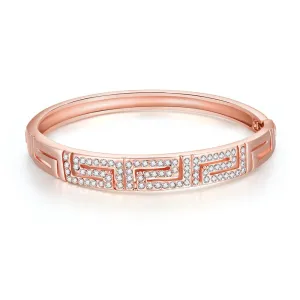 18K Rose Gold Maze Bracelet