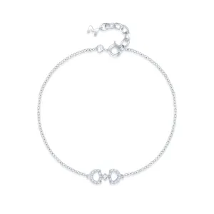 18K White Gold Diamond Bracelet