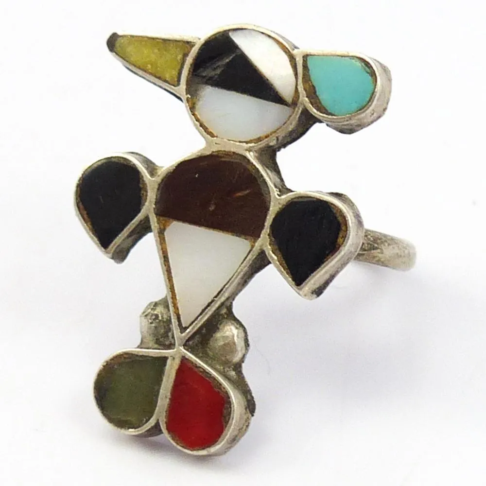 1960s Zuni Bird Ring