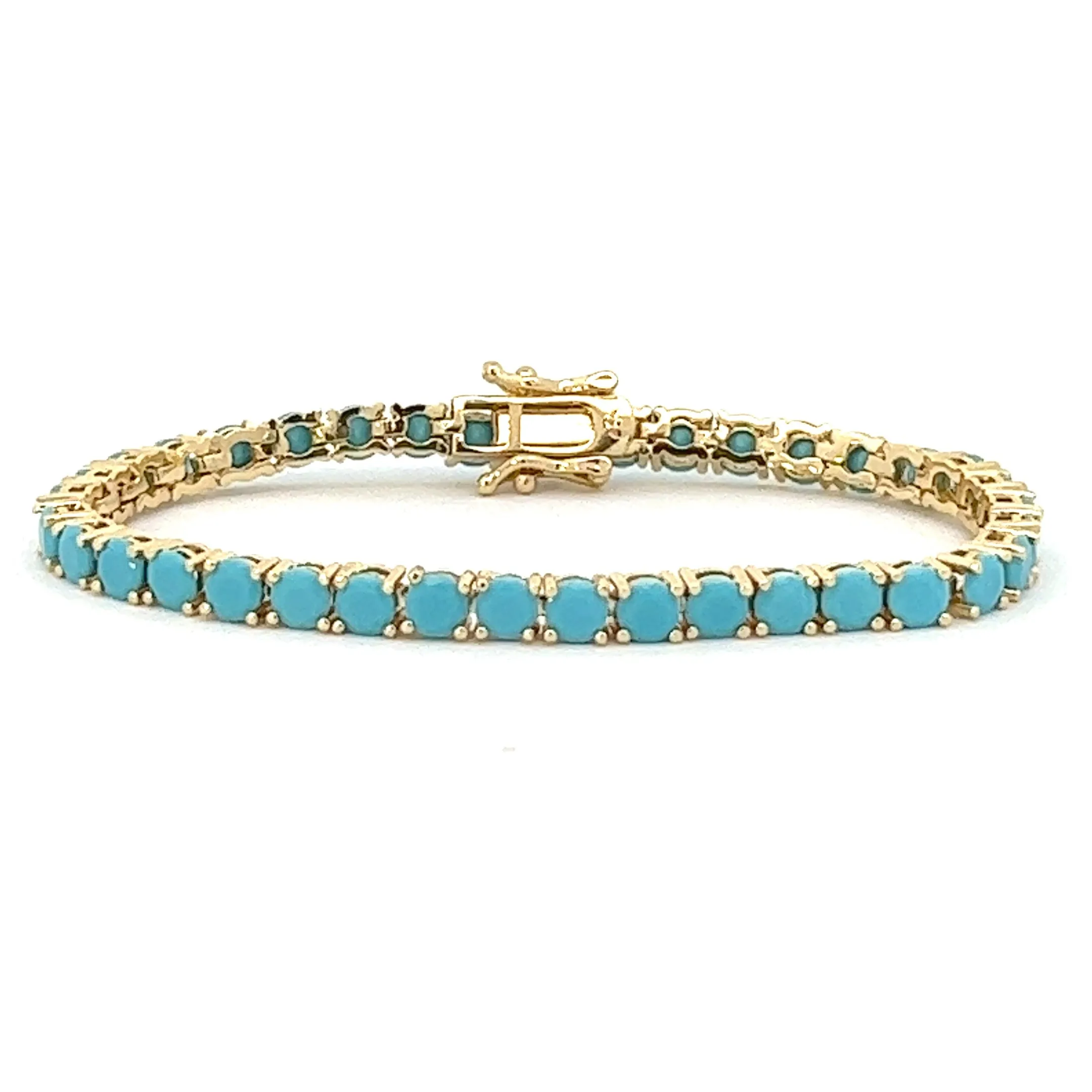 4mm Full Turquoise Tennis Bracelet