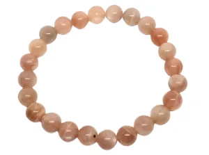 8mm Bead Sunstone Crystal Bracelet