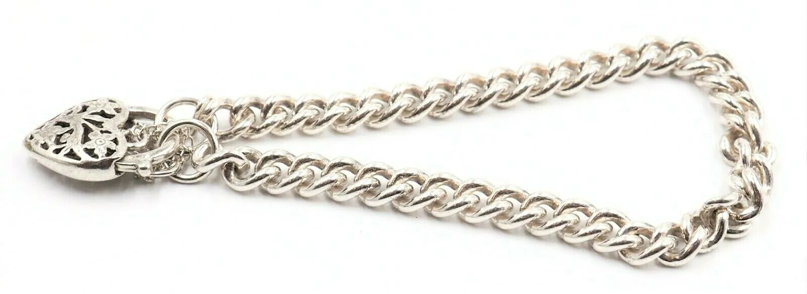 925 Sterling Silver Curb Link Chain Bracelet