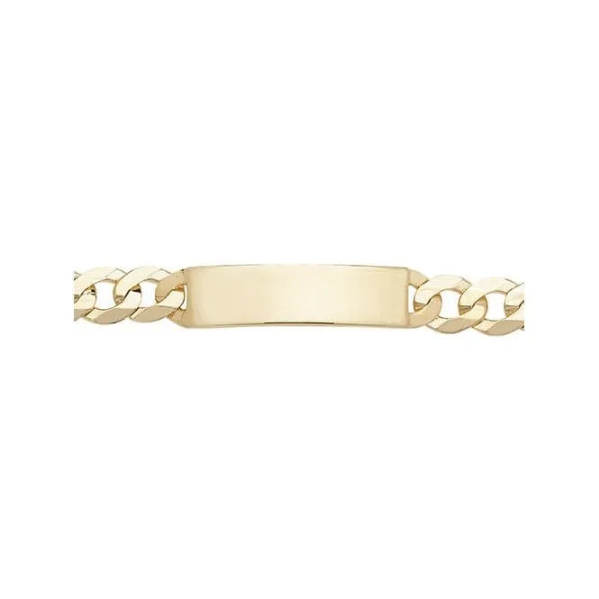 9ct Yellow Gold Men's ID Bracelet BR268