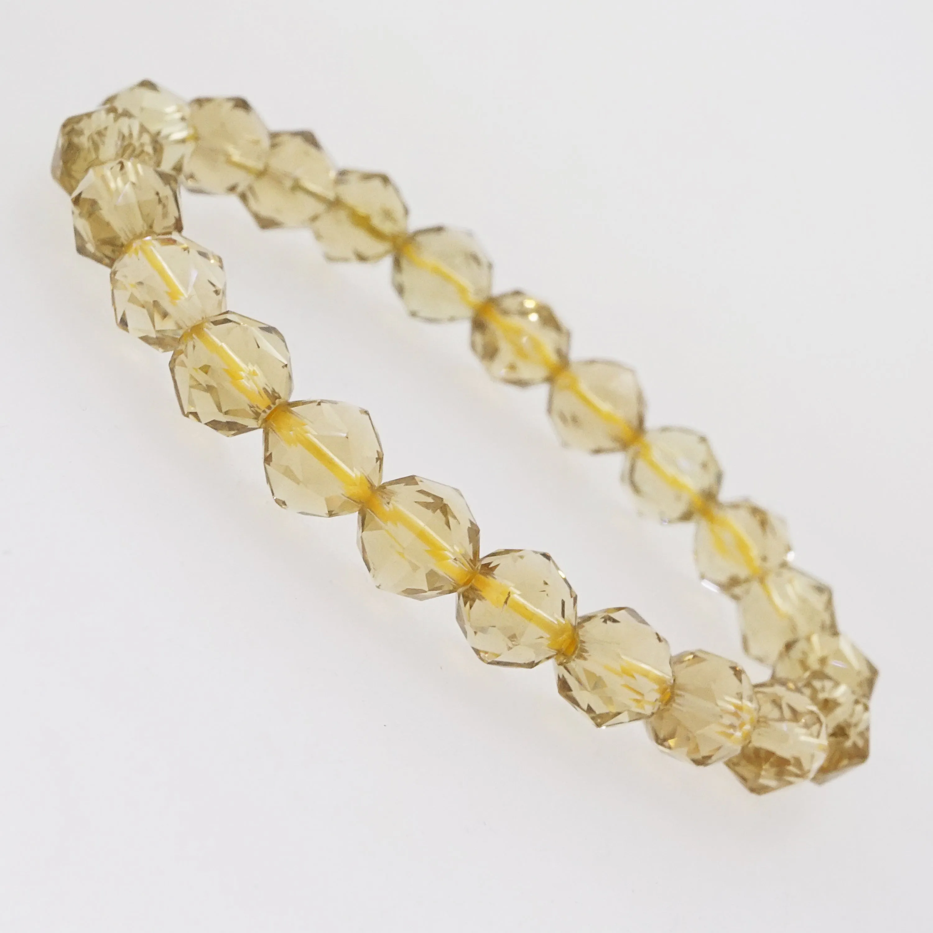 A-Grade Citrine Star Facets 8mm