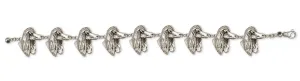 Afghan Hound Bracelet Jewelry Sterling Silver Handmade Dog Bracelet AF5-B