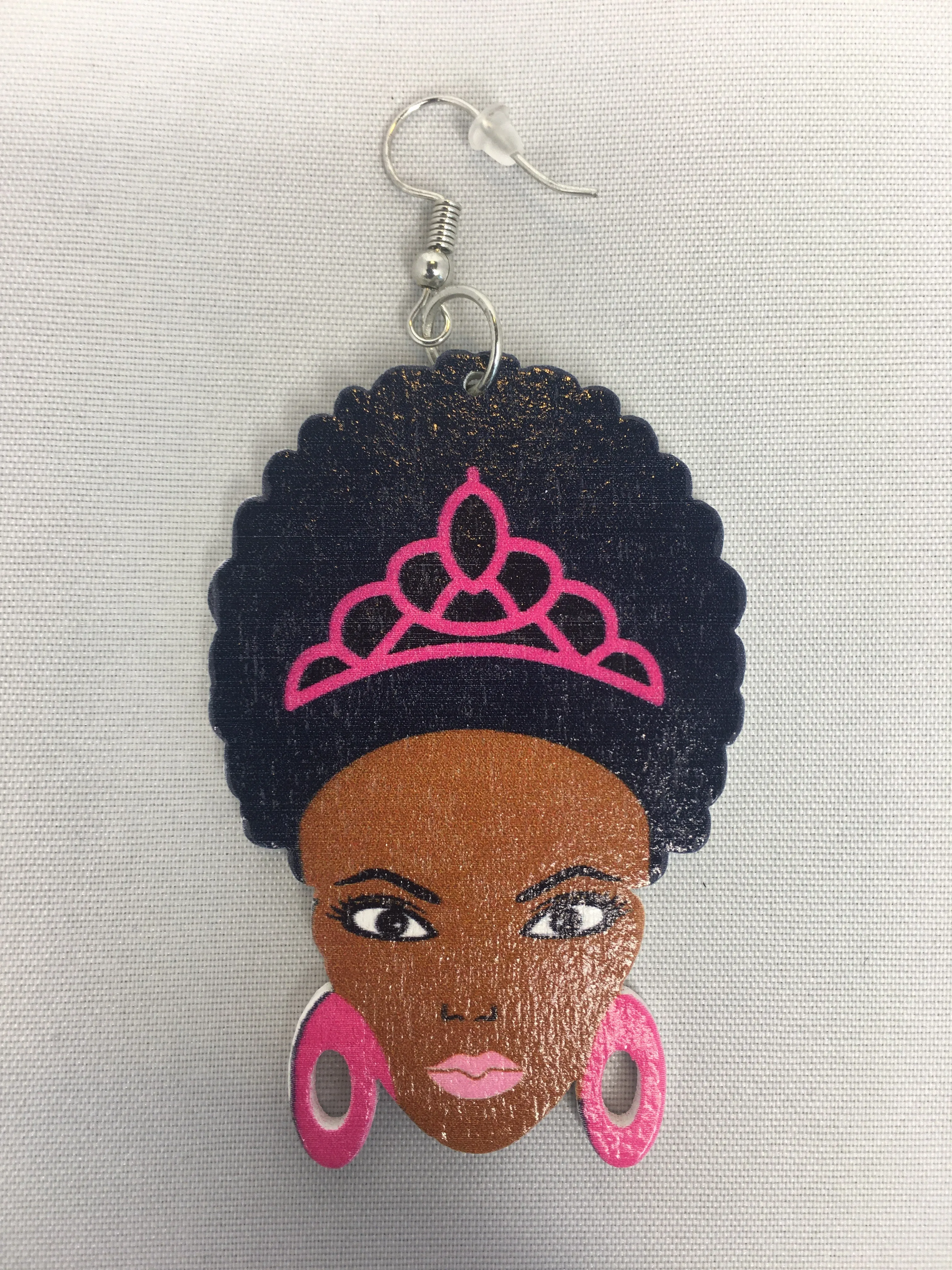 Afro Princess earrings | Natural hair earrings | Afrocentric earrings | jewelry | accessories