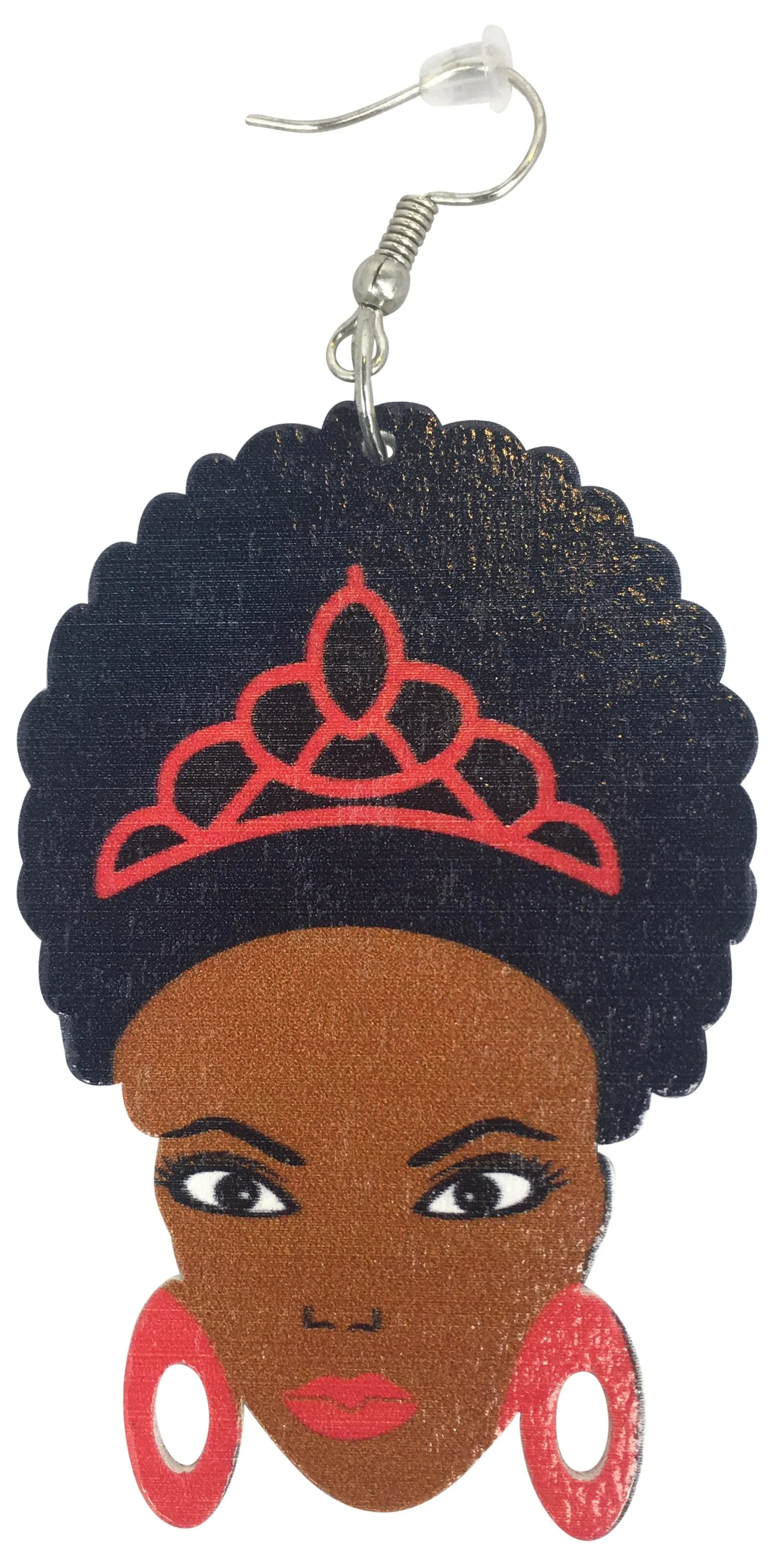 Afro Princess earrings | Natural hair earrings | Afrocentric earrings | jewelry | accessories