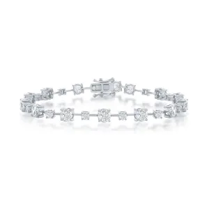 Alternating Size Cubic Zirconia Bracelet