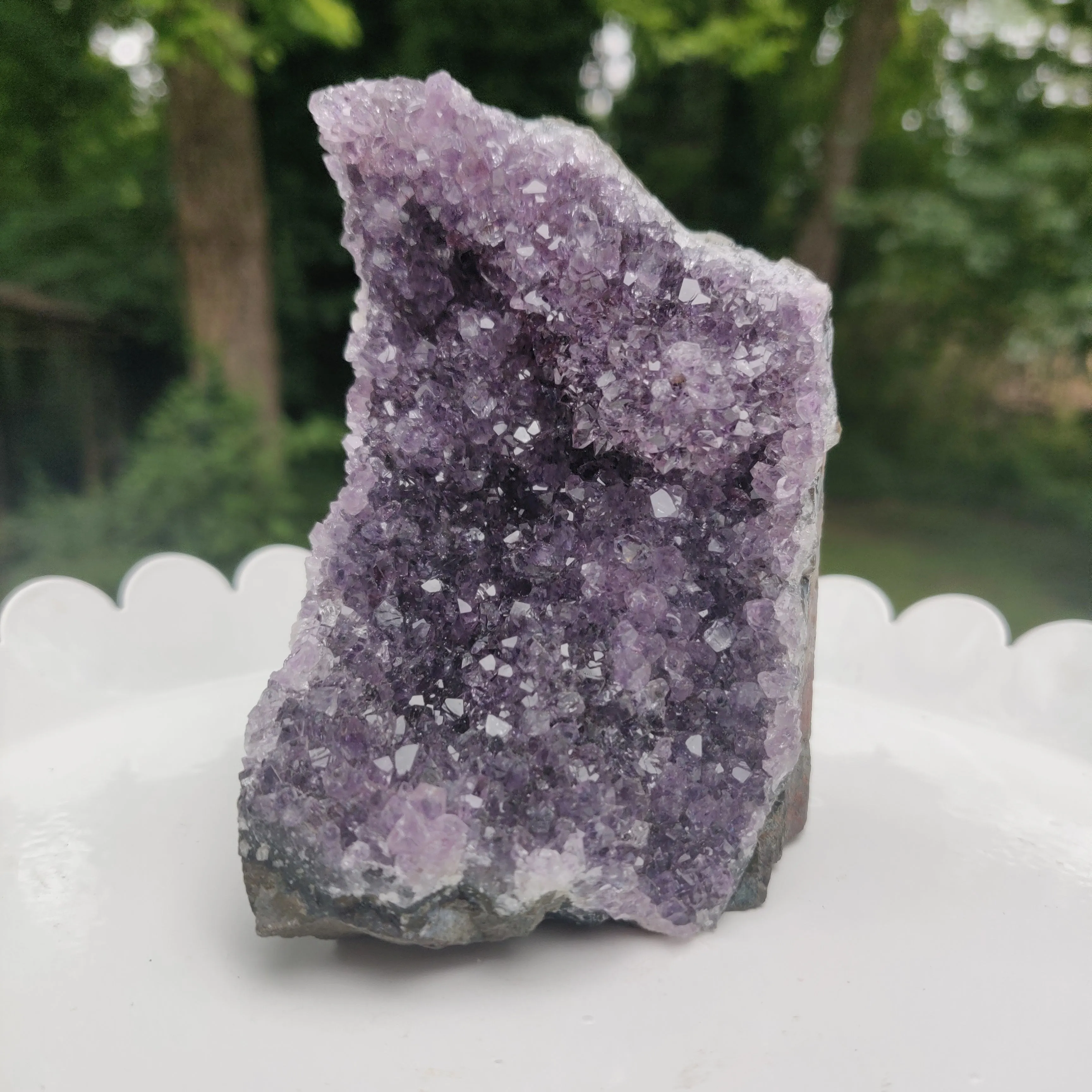 Amethyst Geode Free Form, Cut Base (#24)