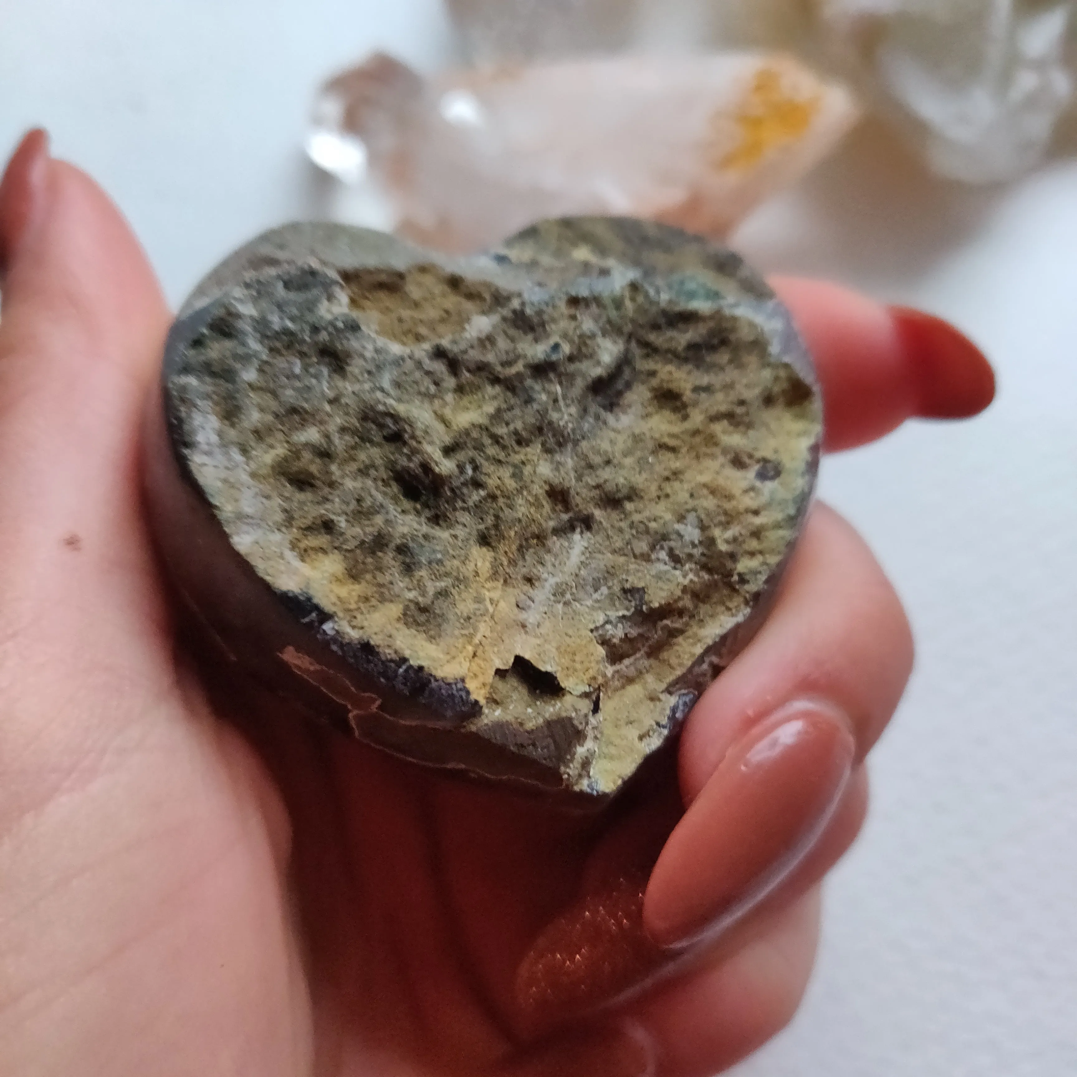 Amethyst Geode Heart (#G11)