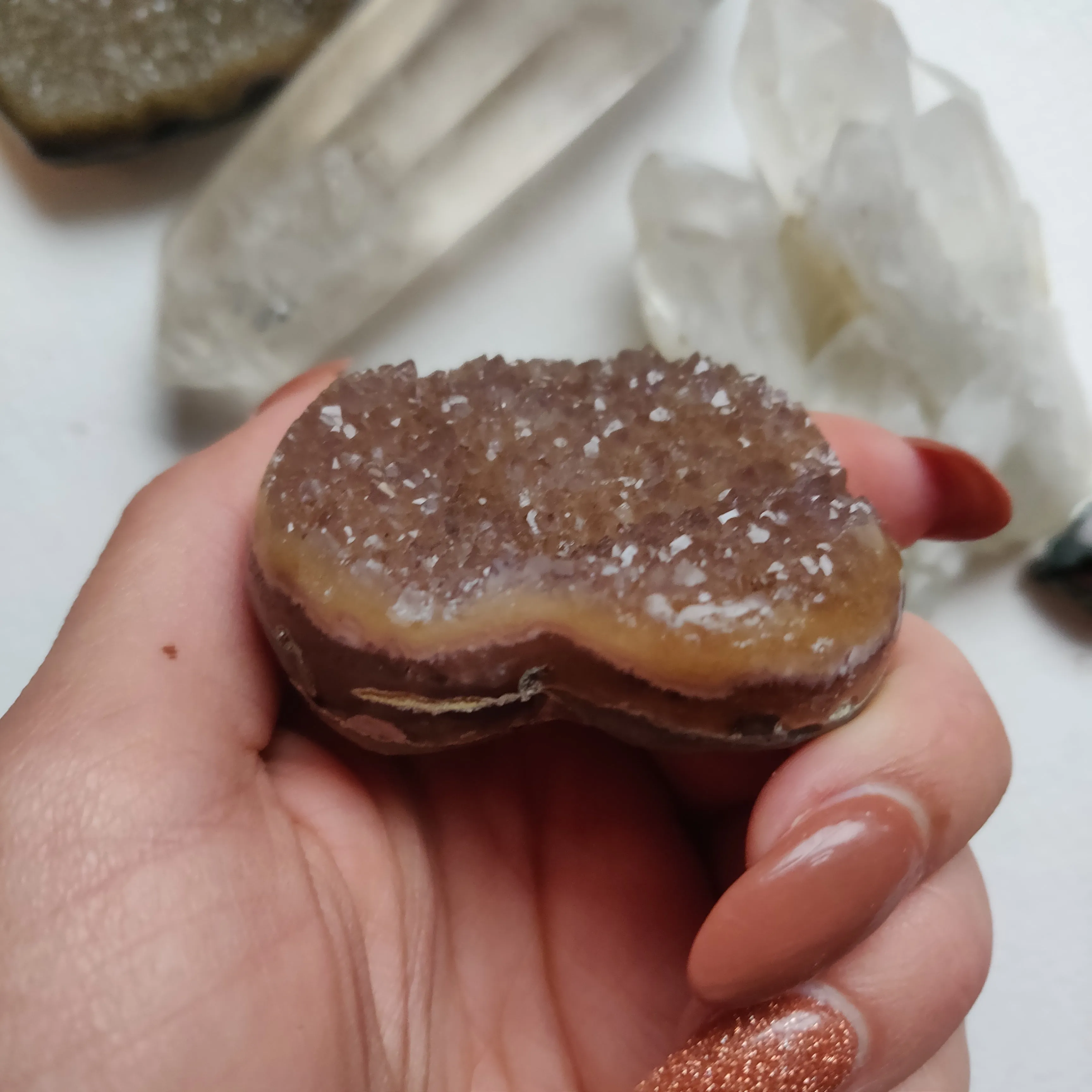 Amethyst Geode Heart (#G11)