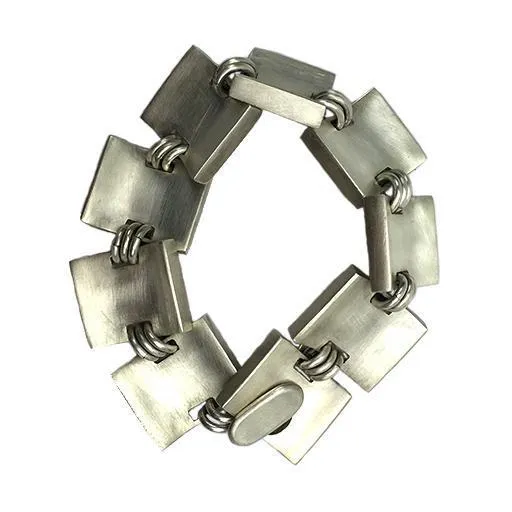 Annie Hackett Bracelet: Silver Squares