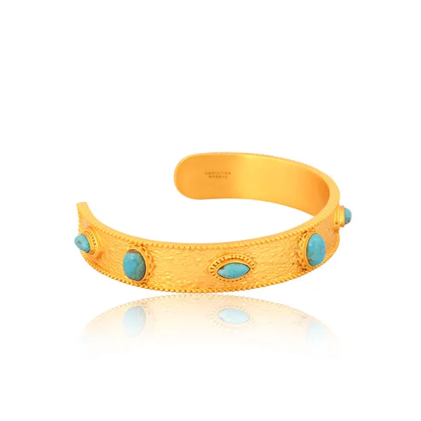 Aphrodite Cuff - Turquoise