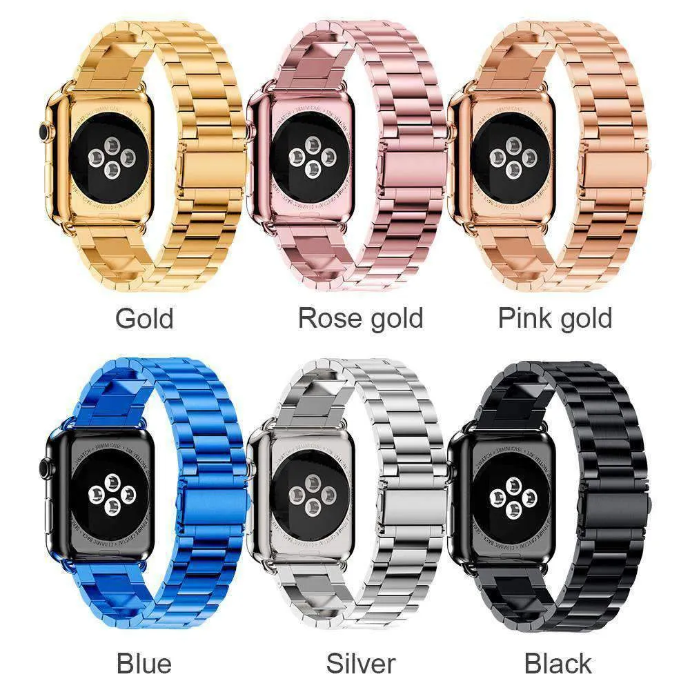 Apple Watch Matte Stainless Steel, Metal Links Bracelet