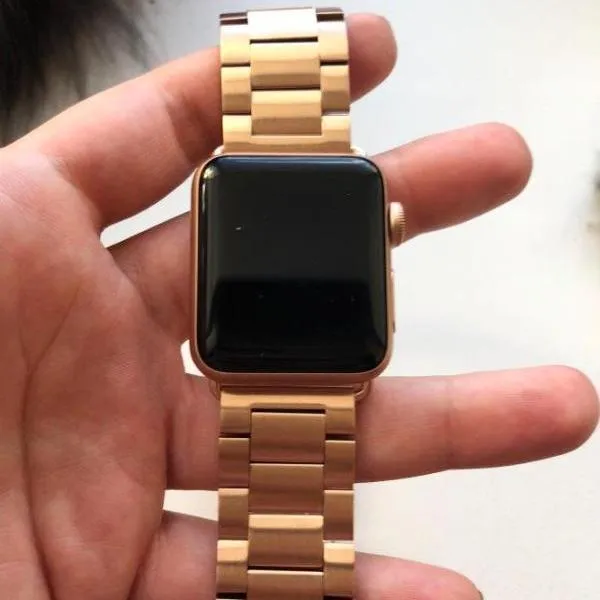 Apple Watch Matte Stainless Steel, Metal Links Bracelet