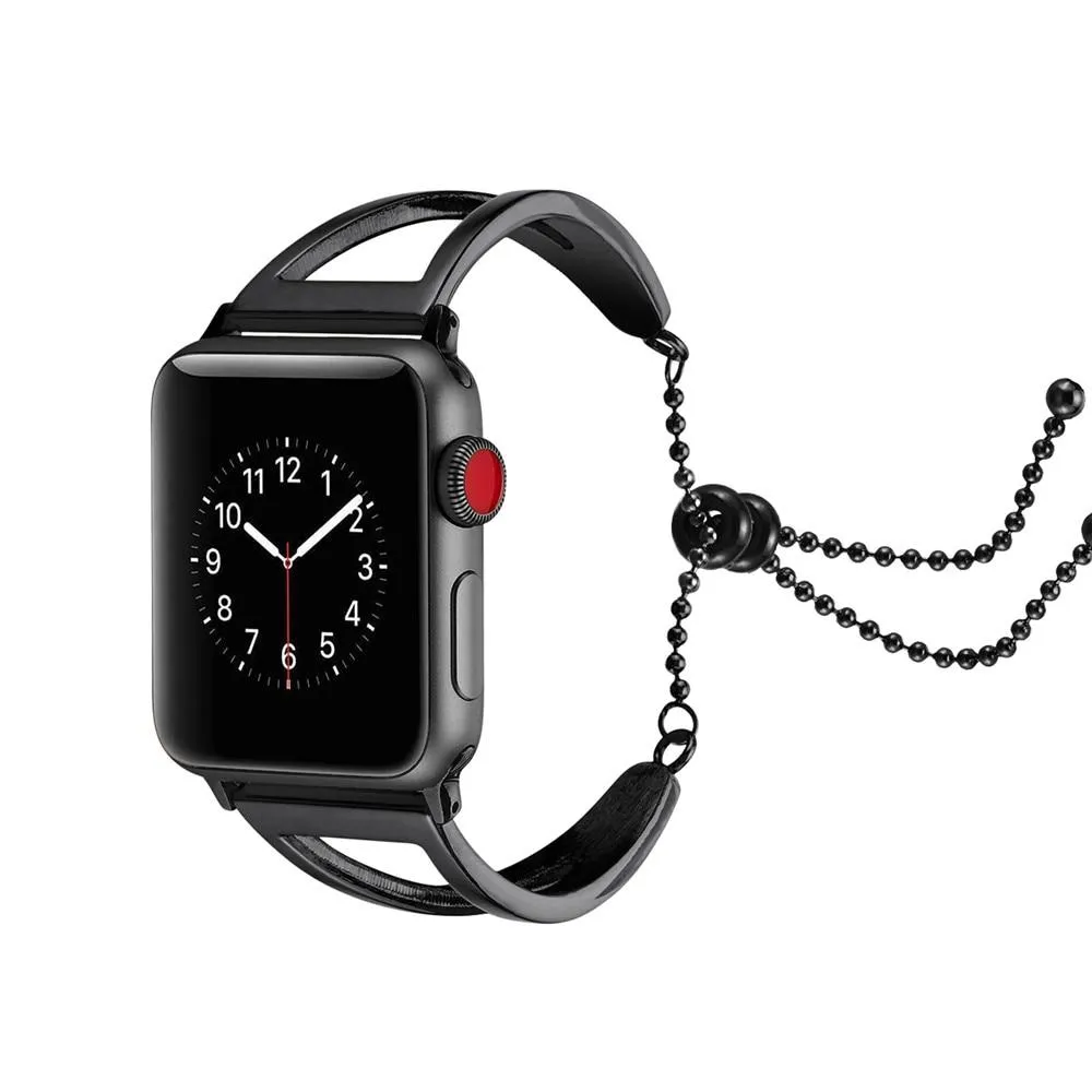 Apple Watch Series Luxury Cuff Stainless Steel Adjustable Bracelet