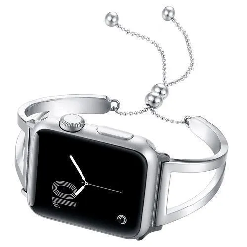 Apple Watch Series Luxury Cuff Stainless Steel Adjustable Bracelet