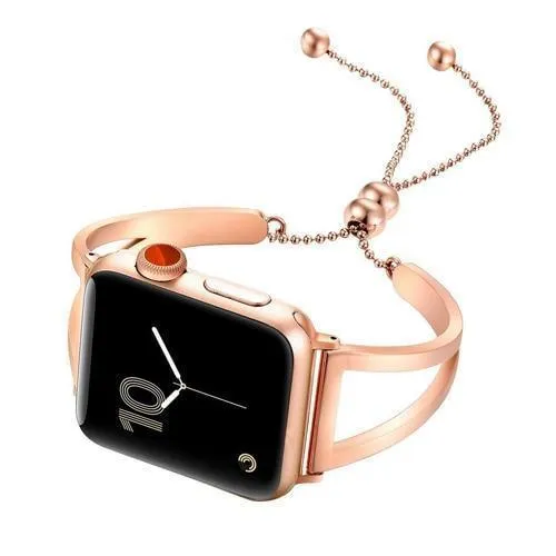 Apple Watch Series Luxury Cuff Stainless Steel Adjustable Bracelet