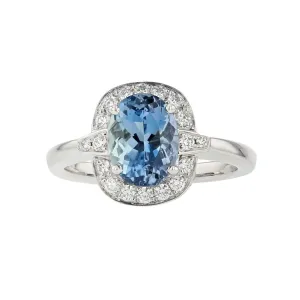 Aquamarine Ring