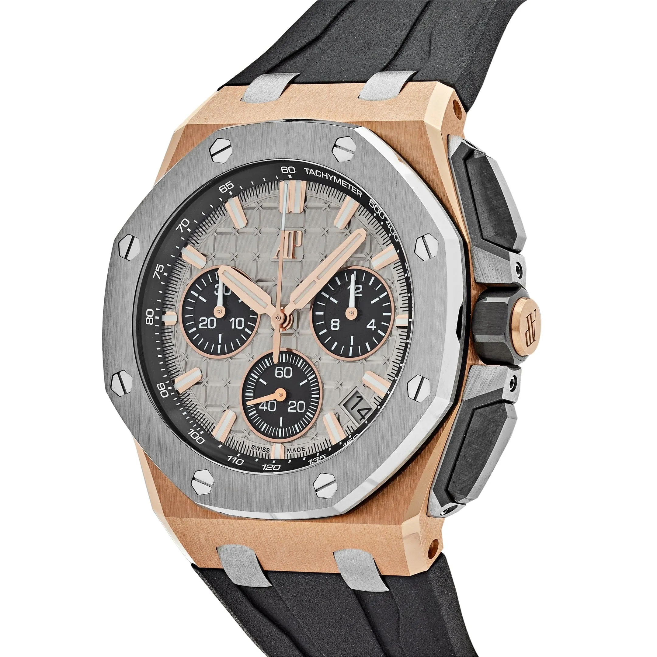 Audemars Piguet Royal Oak Offshore 26420OI.OO.A015VE.01 Chronograph Rose Gold Grey Dial