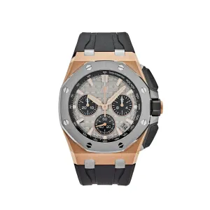 Audemars Piguet Royal Oak Offshore 26420OI.OO.A015VE.01 Chronograph Rose Gold Grey Dial