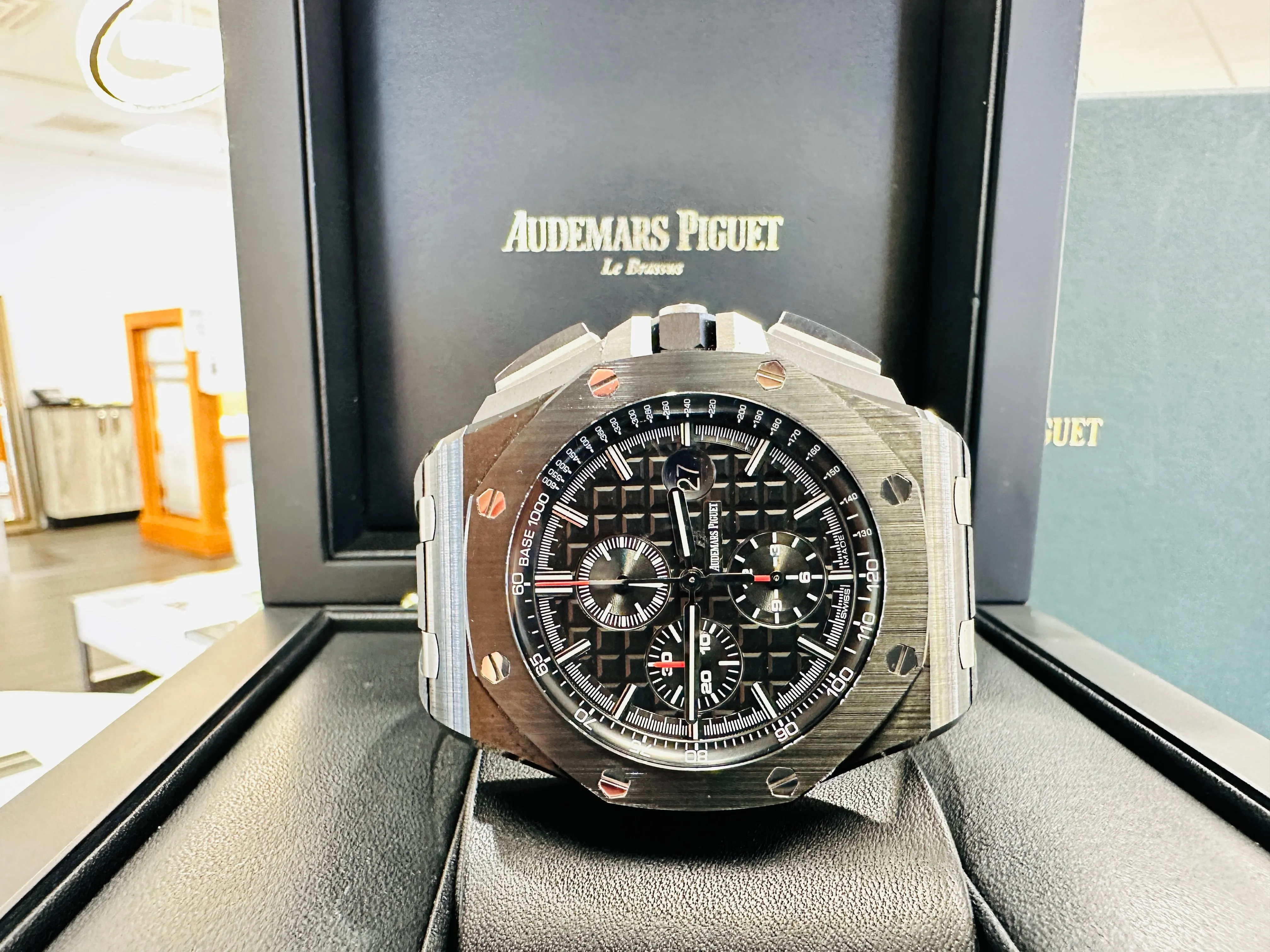 Audemars Piguet Royal Oak Offshore Chronograph Black Ceramic 26402CE.OO.A002CA.01 Box And Papers