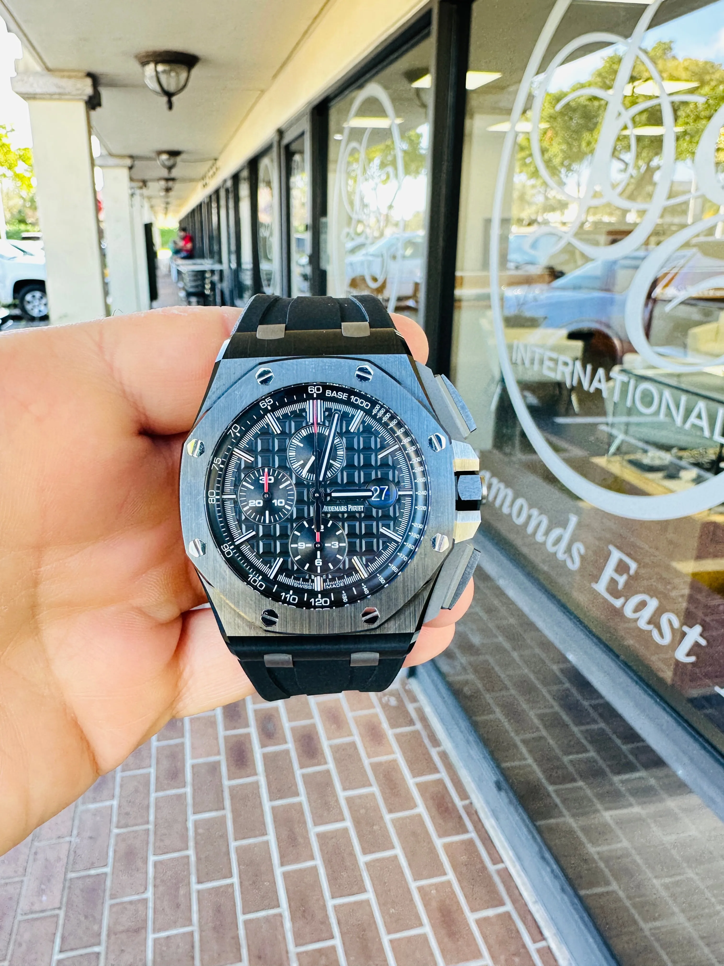 Audemars Piguet Royal Oak Offshore Chronograph Black Ceramic 26402CE.OO.A002CA.01 Box And Papers