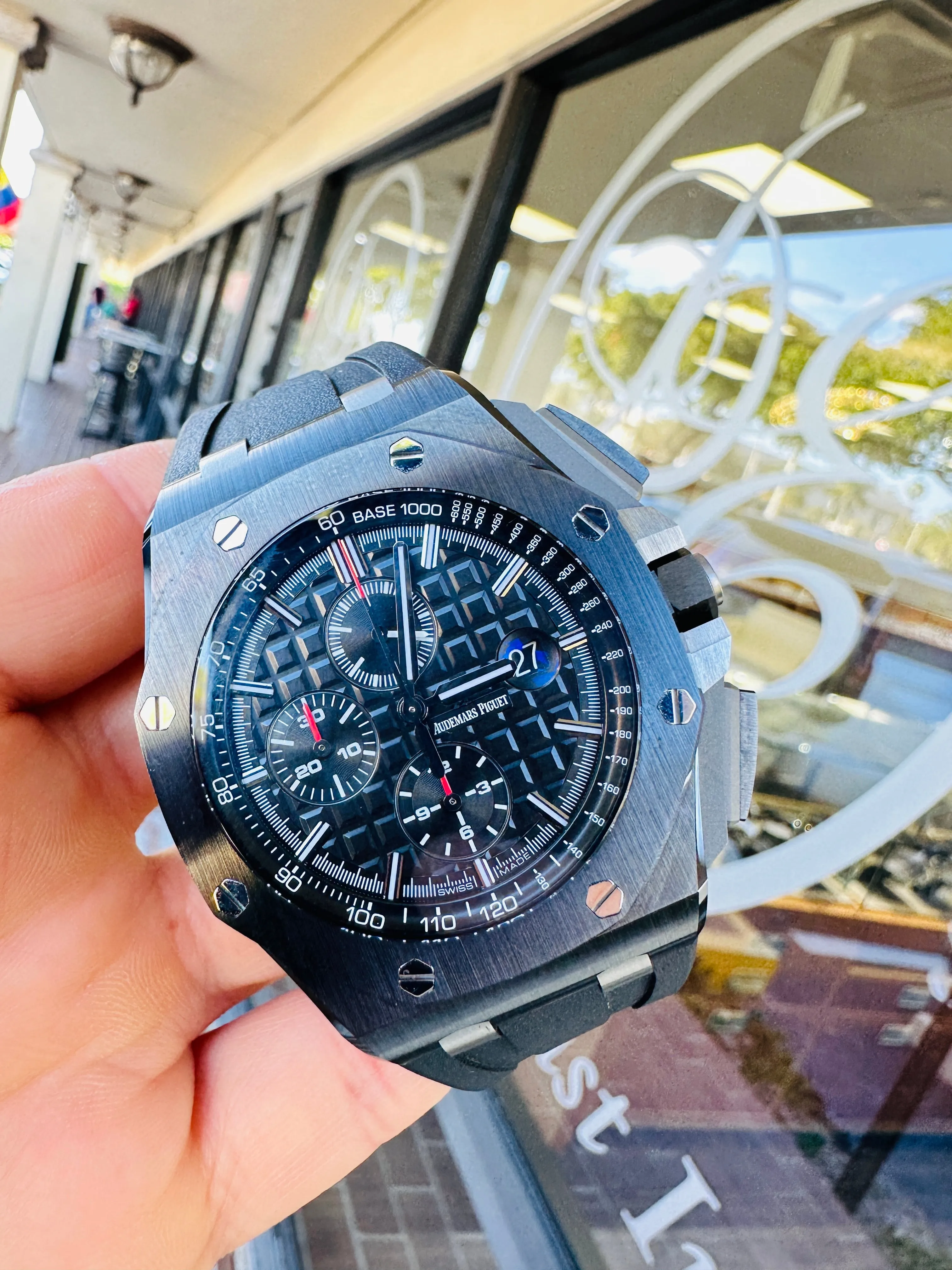 Audemars Piguet Royal Oak Offshore Chronograph Black Ceramic 26402CE.OO.A002CA.01 Box And Papers