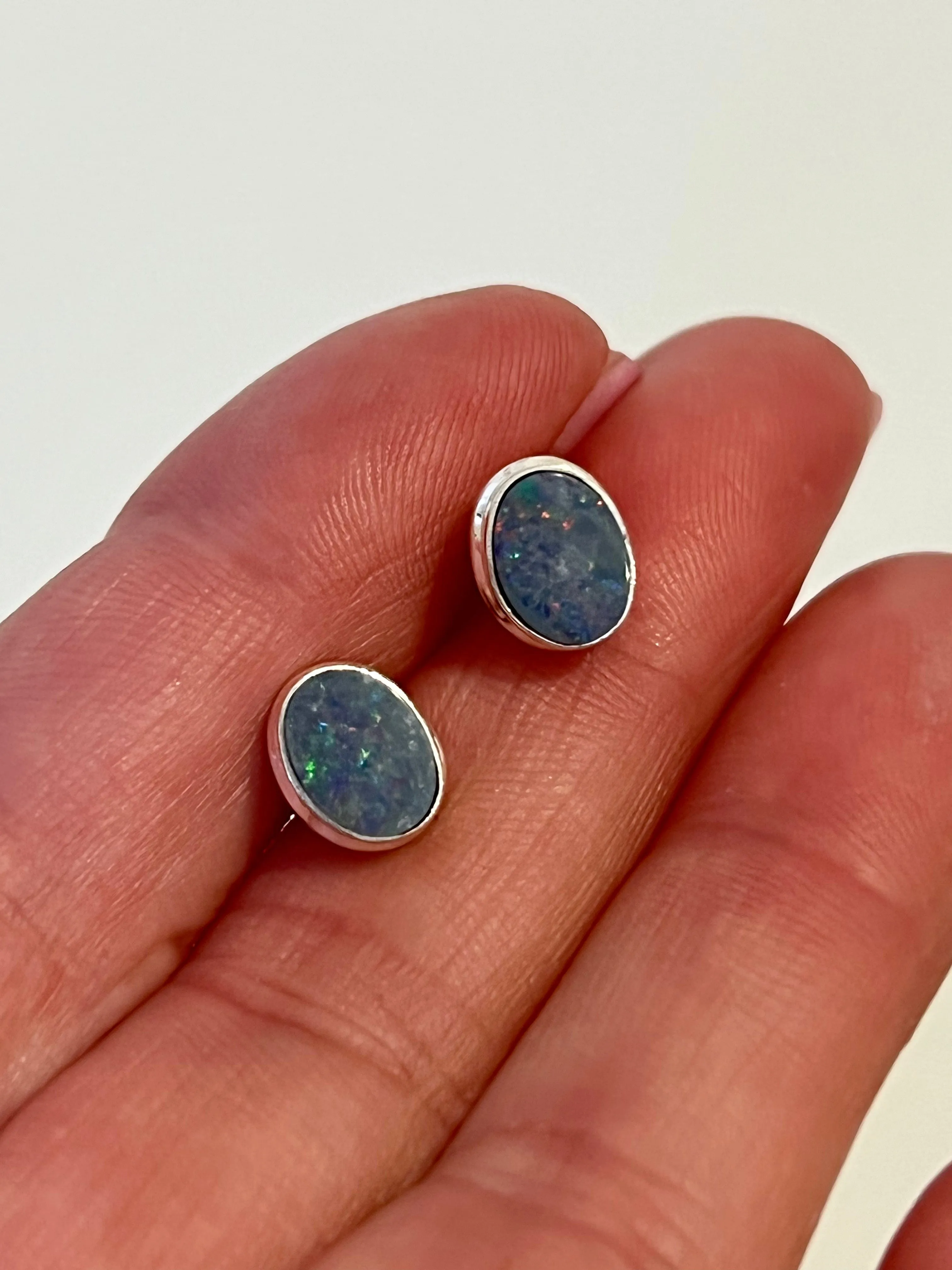 Australian Opal Studs