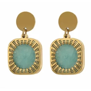 Aves Turquoise Drop Earrings