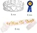 Baby Shower Decoration, Mommy to Be Tiara Crown, Baby Shower Gifts, Mom to Be Sash, Dad