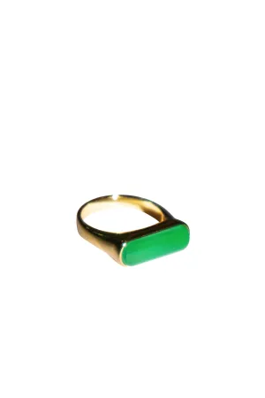 Bar — Slim rectangular signet ring