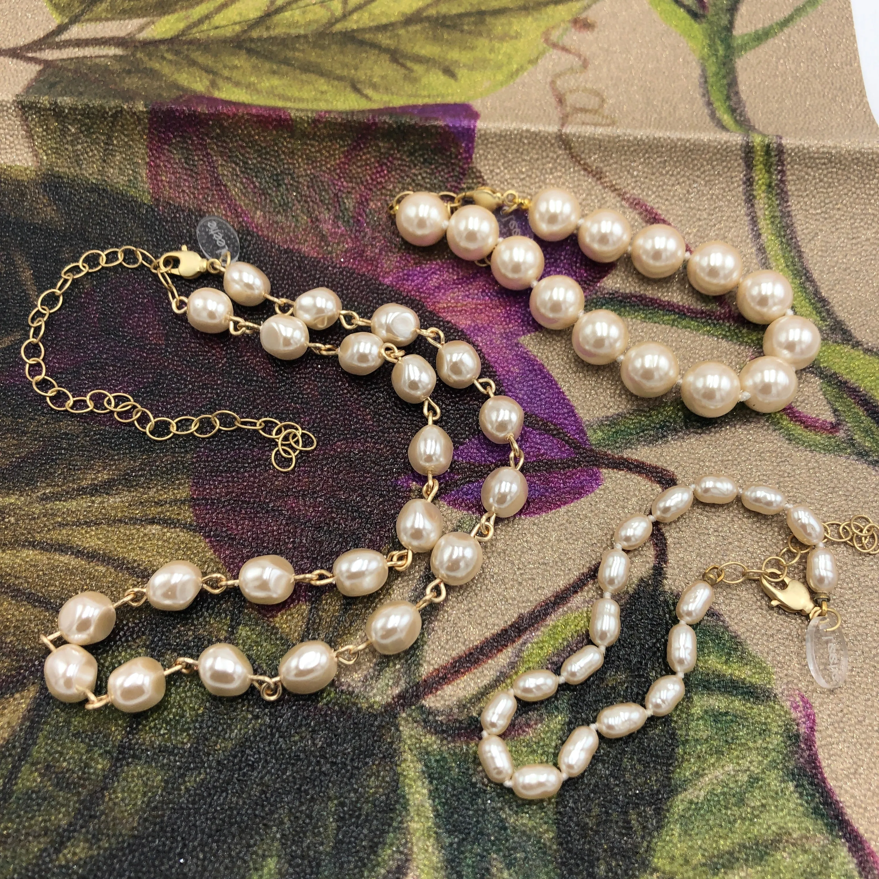 Baroque Cream Pearl Amelia Necklace