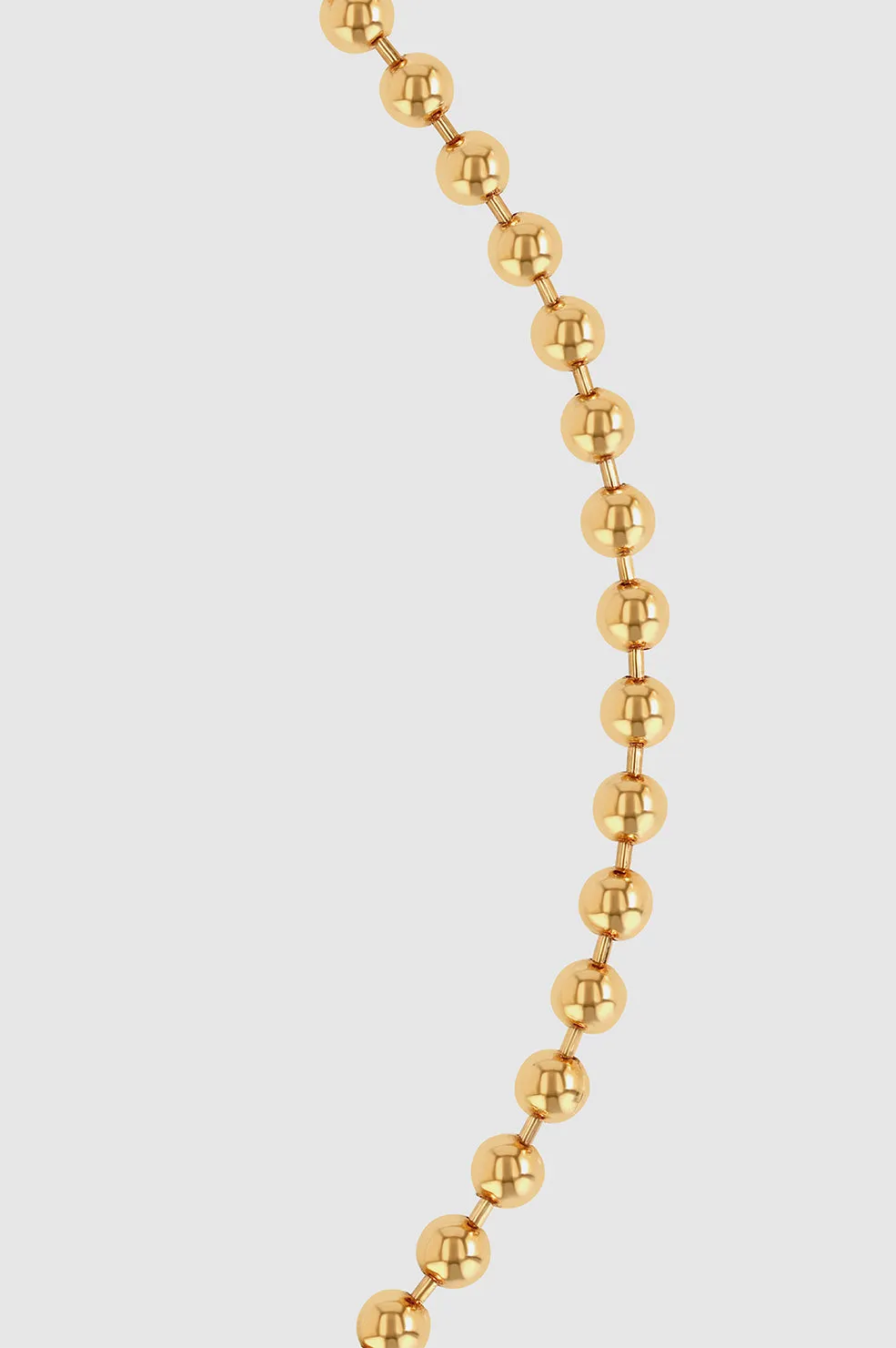 Beaded Necklace - 14k Gold