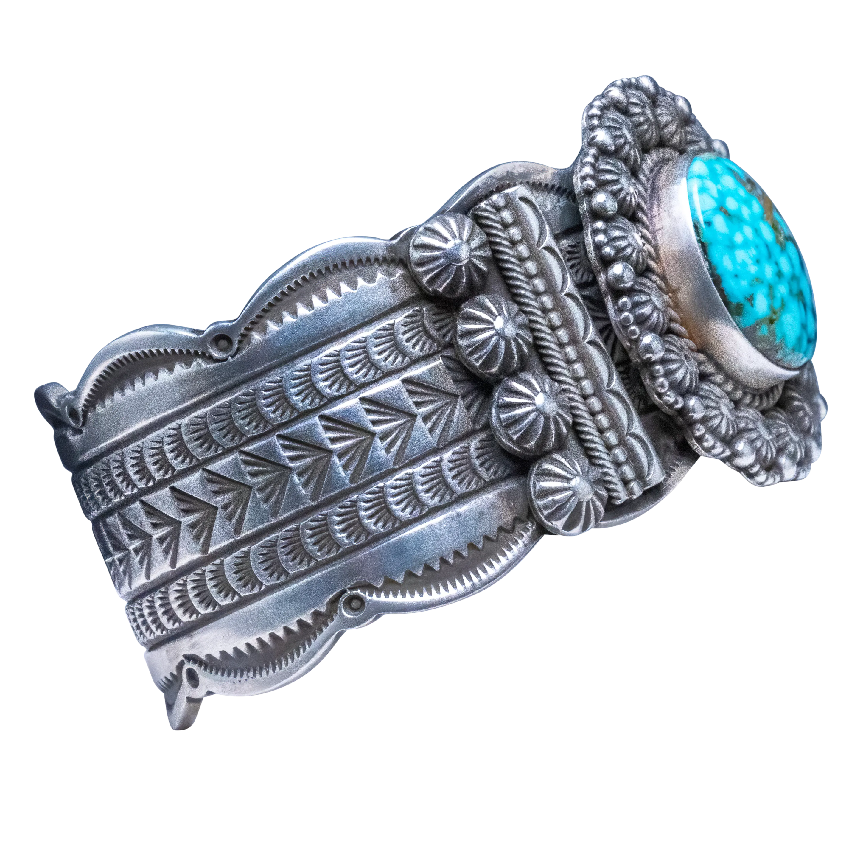 Birdseye Kingman Turquoise Bracelet | Michael & Rosita Calladitto