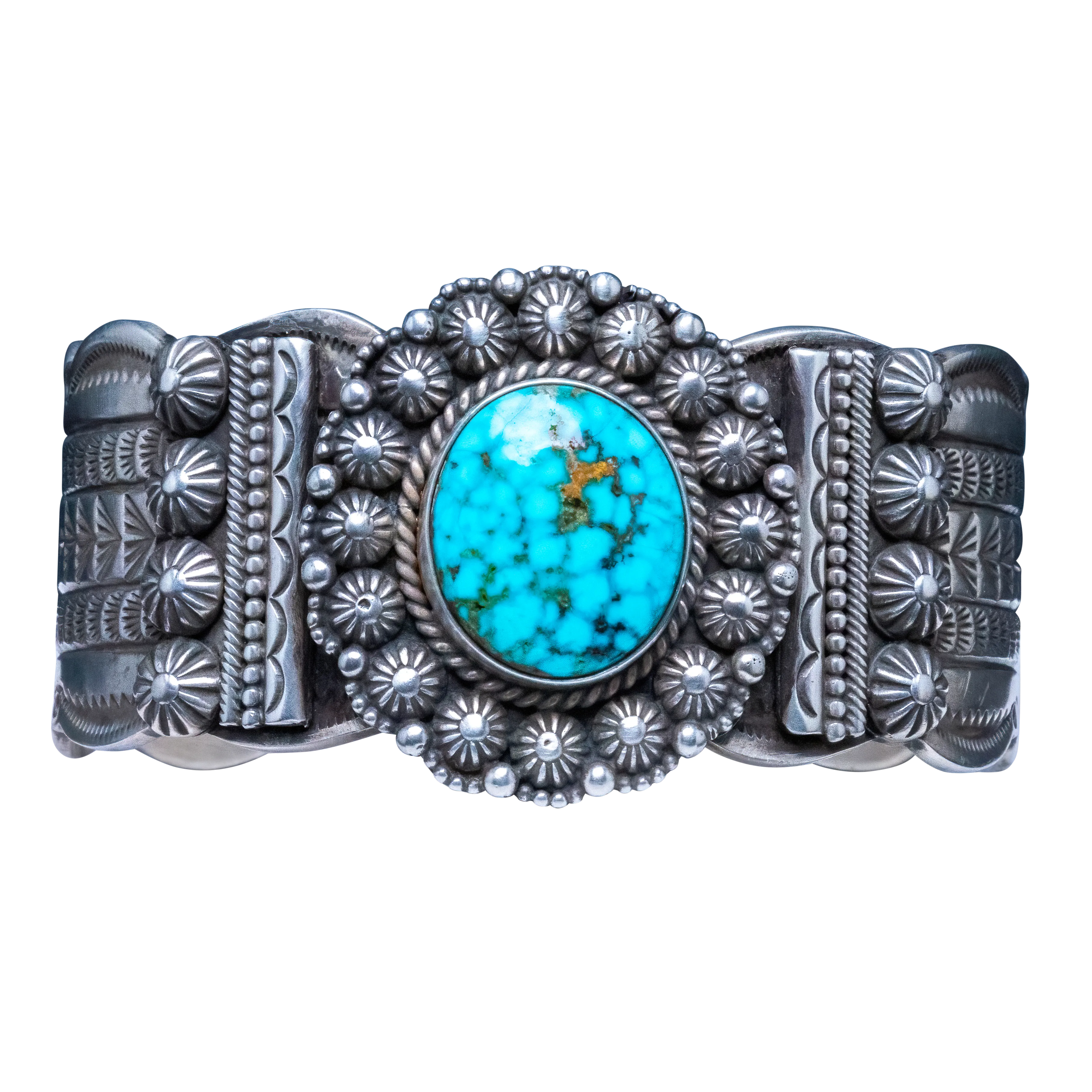 Birdseye Kingman Turquoise Bracelet | Michael & Rosita Calladitto