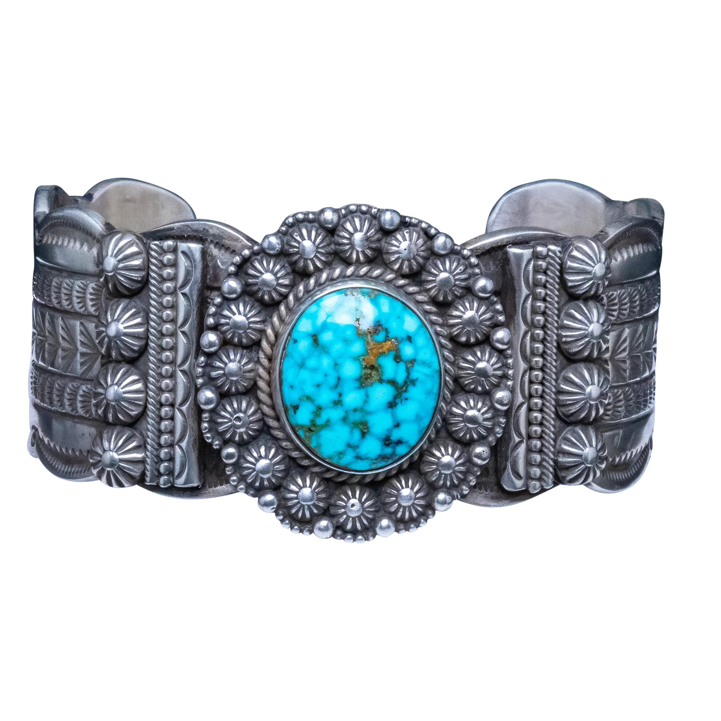 Birdseye Kingman Turquoise Bracelet | Michael & Rosita Calladitto