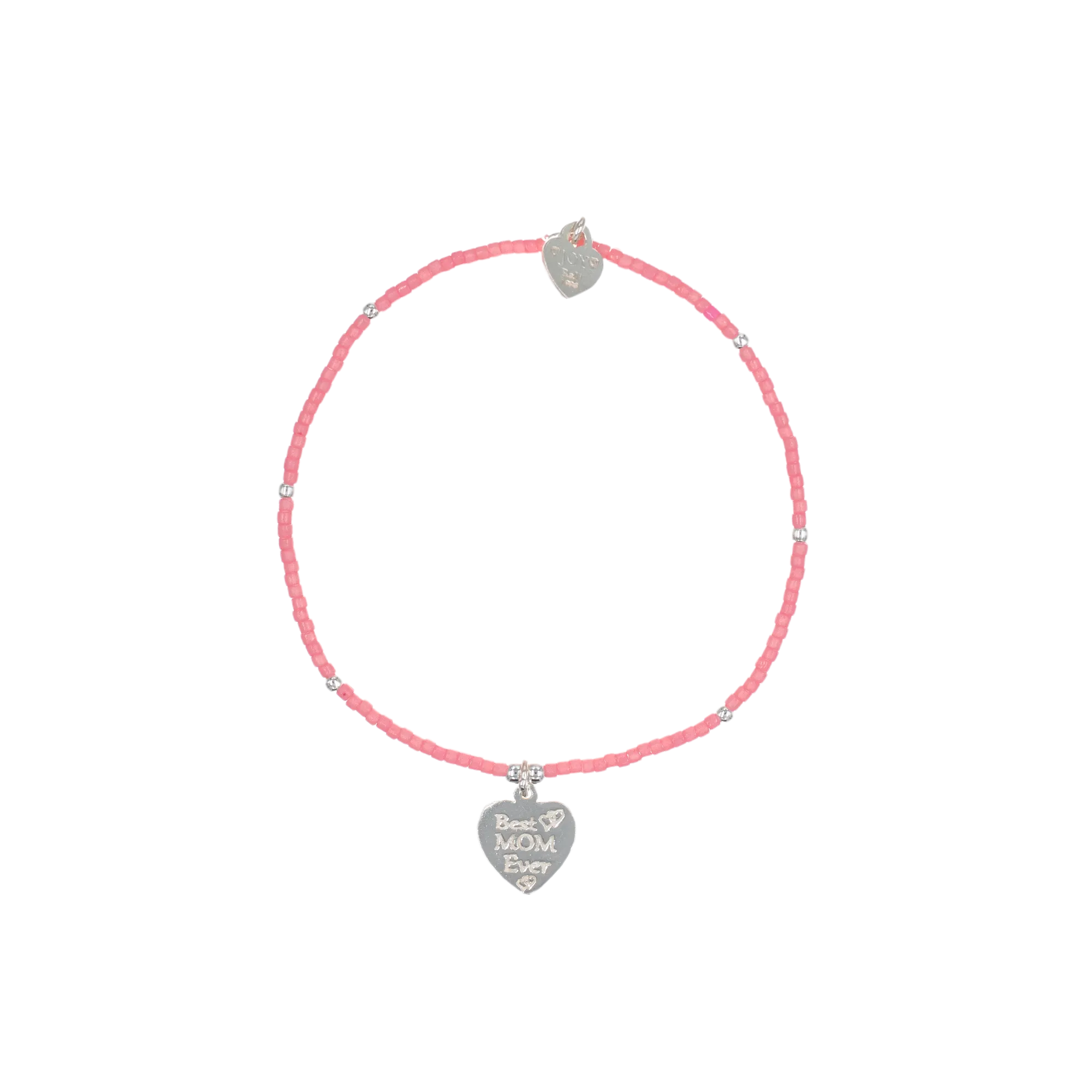 Bracelet Jamaica Best Mom Ever Soft Pink