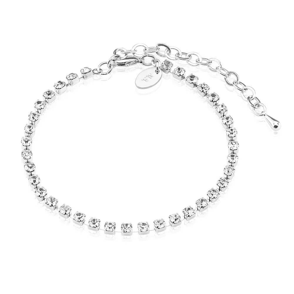 Bracelet Multi Clear Stones