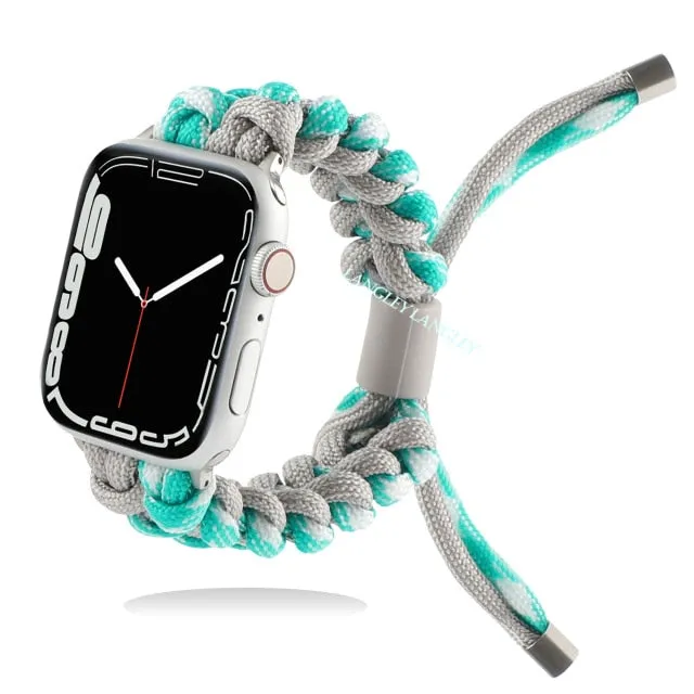 Braided Sport Strap iWatch Woven Wristband |Watchband| Series 7 6 5 4