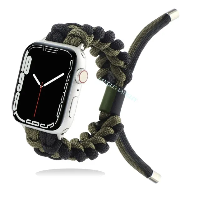 Braided Sport Strap iWatch Woven Wristband |Watchband| Series 7 6 5 4