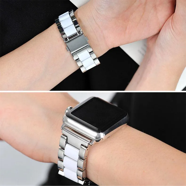 Ceramics & Stainless Steel Strap for Series Watchband Bracelet