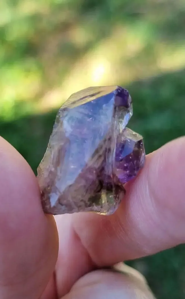 Chiredzi Amethyst Smoky Elestial Quartz Crystal