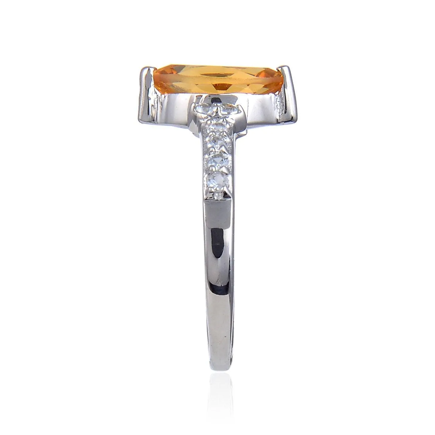 Citrine Marquise Tiara Ring