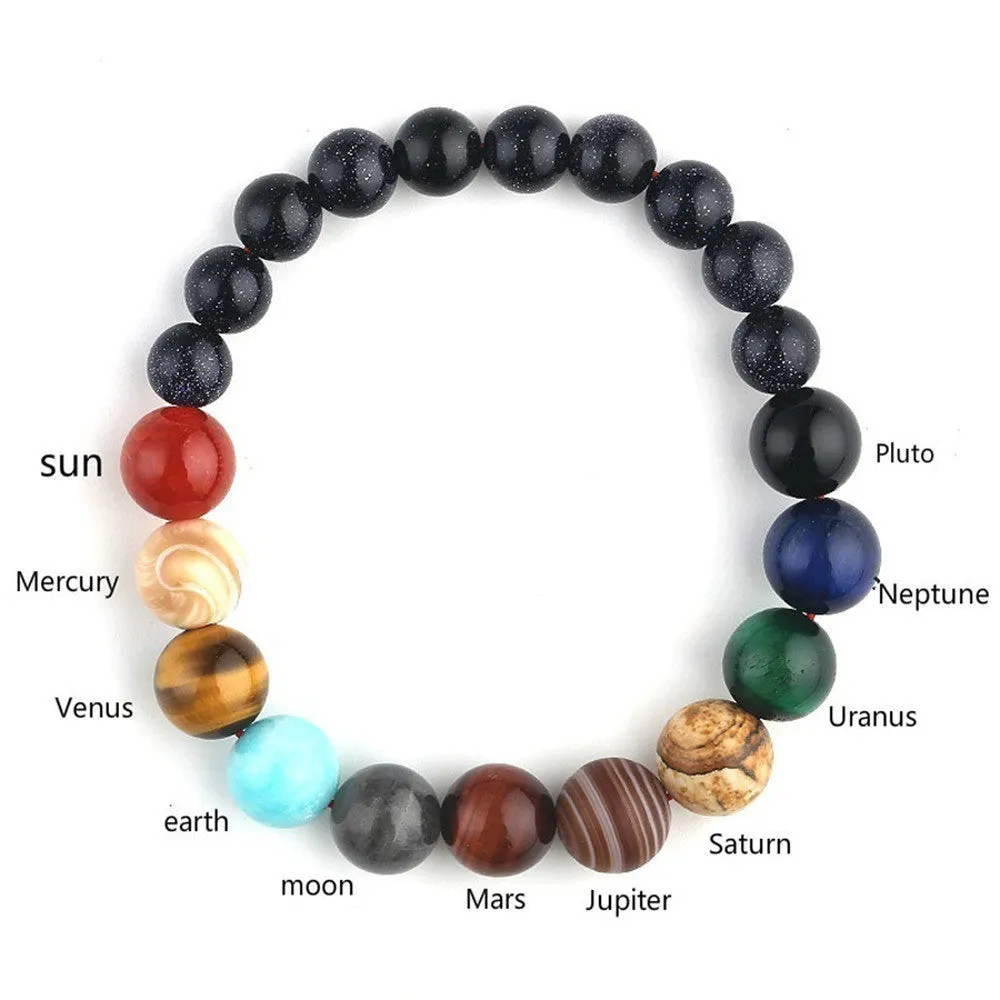 Colorful Planet Beaded Bracelet