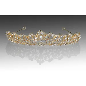 Decadent Gold Crystal Tiara