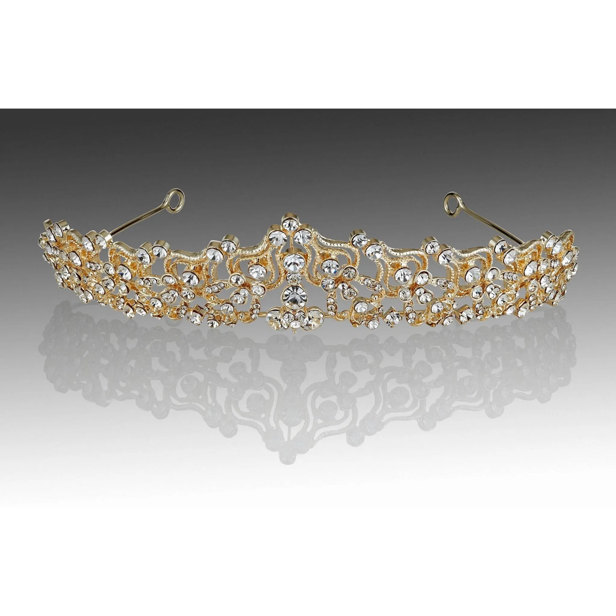 Decadent Gold Crystal Tiara