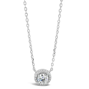 Eliana Cubic Zirconia Sterling Silver Pendant